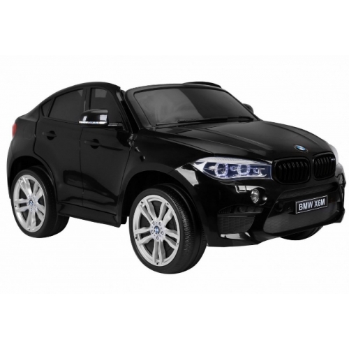Dwuosobowe autko dla dzieci BMW X6M XXL Czarny JJ2168